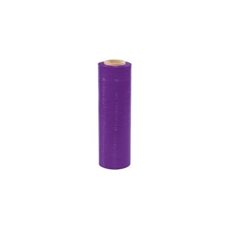 Bubblefast 4-18'' x 59 Gauge x 1500' Purple Color-Tinted Hand Stretch Film, 4PK BFSF1859TPURPL
