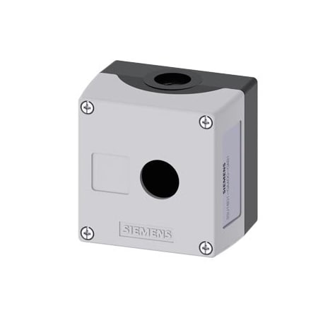 Siemens enclosure for command devices, 22 mm, round, enclosure material 3SU1801-0AA00-0AB1-ZY19