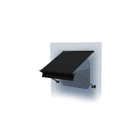 Lippert 42IN XL WINDOW AWNING ROLLER, BLACK SOLID V000335199