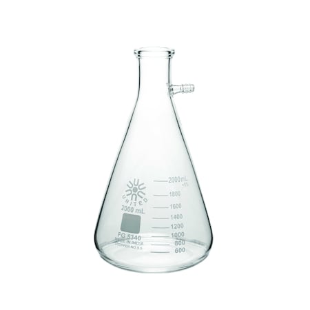 Zoro Select Filtering Flask, 2 L, 305 mm H FG5340-2000