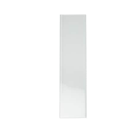 Apollo Tile 1White 4 in x 16 in Glass Glossy Wall Subway 5.33 sqft/case, 12PK APLA88066 4x16A