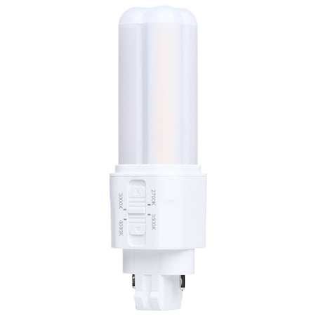 Satco 5.5 Watt PLC LED 27K/3K/35K/4K CCT GX23 Base Omni Type A/B 120-277 Volt S29882
