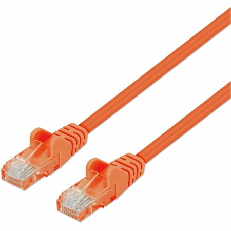 Intellinet Network Solutions CAT6 U/UTP SLIM NETWORK PATCH CABLE, 5 FT., ORANGE 743570