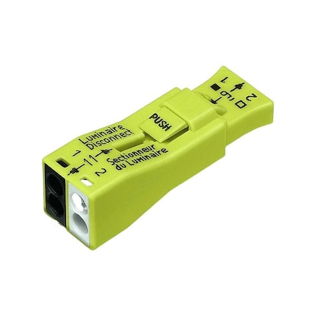 Wago BallastDisconnect, Yellow, Push-In, 600V 873-902