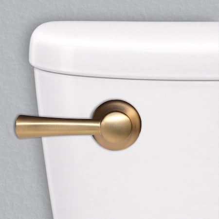 Korky Tank Lever Gold Brushed Plastic For Universal 6094BP