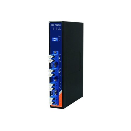 Oring Industrial Networking ORing - Industrial 2-port optical bypass switch for fiber optical network with 4xLC IBS-102FX-SS-LC
