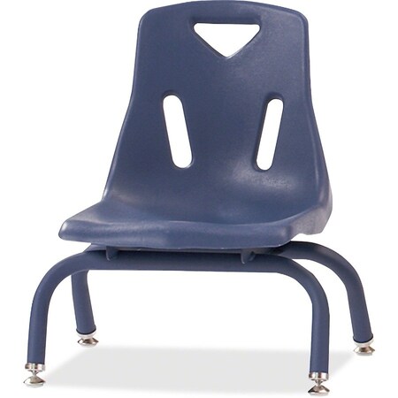 Jonti-Craft Berries Stacking Chair with Powder-Coated Legs, 8 in. Ht, Navy 8118JC1112
