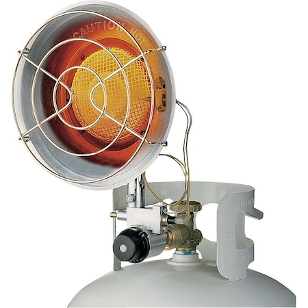 Dura Heat Dura Heat TT-15S/CSA Single Tank Top Heater, 9000, 12,000, 15,000 Btu, Liquid Propane, Silver TT-15S/CSA