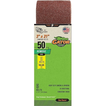 Ali SANDBELT 3X21 50#, 5PK 7012GA