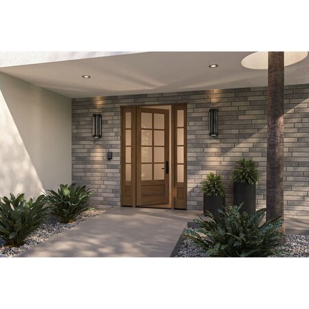 Doornmore G7508, 65.25" x 98" ( 36" Door + 2x12" Side) Right Hand, Mahogany SDL 8 Lite, 3/4 Lite Exterior Door G7508-SW-3696-G7504-SL_1-2_RI