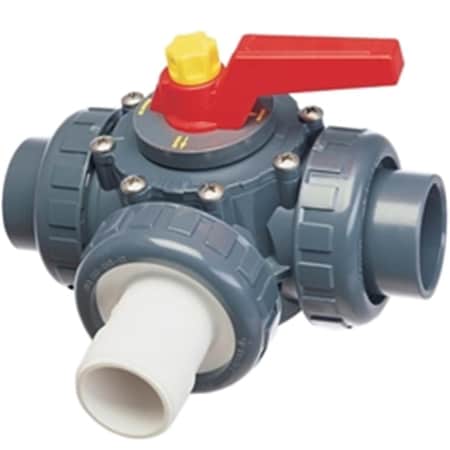 Olympian Athlete 1.5 in. Spcket x Socket x MPT Praher 3 Port Unionized Valve OL1259392