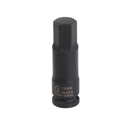 Sunex 3/8 in Drive 14Mm Hex Impact Socket 36489