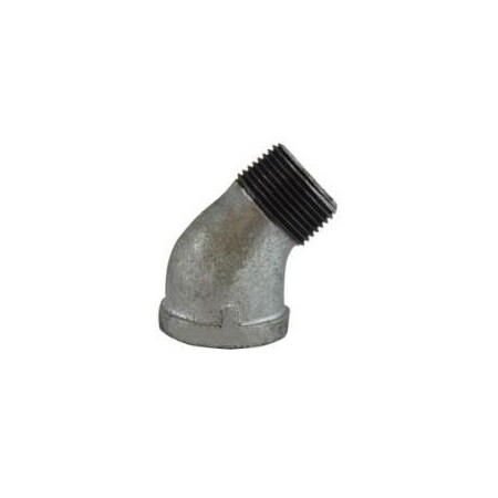 Midland Industries ELBOW ST 45 DEG 1/8IN MPT 1/8IN FPT IRON 64200
