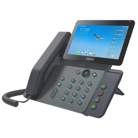 Fanvil enterprise IP phone with Android 9.0 20 SIP lines, Hotspot HD audio and V67