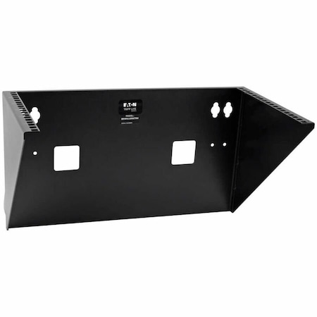 Eaton Tripp Lite series SmartRack SRWALLBRKT6U Mounting Bracket for Server, Network Switch, UPS - Black SRWALLBRKT6U