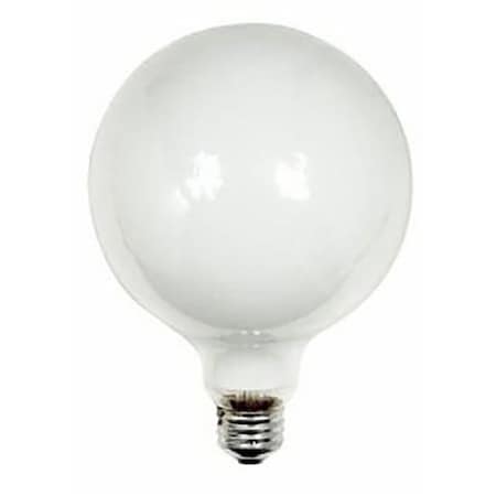 Ge Light Bulb, 60 W, G40 Lamp, E26 Medium Lamp Base, 720 Lumens, 2600 K Color Temp, Soft White Light 14187