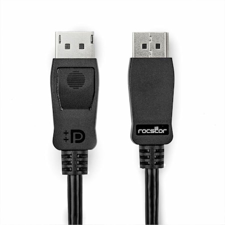 Rocstor PREMIUM 20FT / 6M DISPLAYPORT 1.2 CABLE M/M - DISPLAYPORT 4K - DISPLAYPO Y10C736-B1