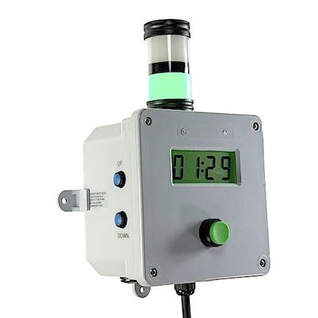 Gizmo Engineering Industrial Production Timer Counts up/down, Large LCD, Stack light, Power relay output T6-S2