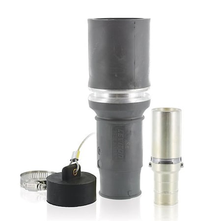 Leviton Single Pole Inline, 769 A, Female, Gray 49F44-GY