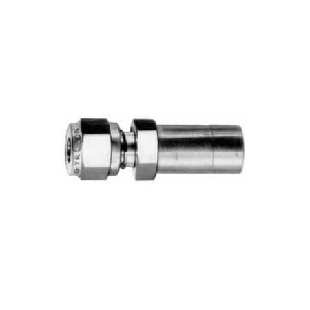 Gyrolok Reducer: R: Connects Fractional Tube to Fractional Port: 1/16in x 1/8in, 316 SS Construction 1R2316