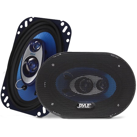 Pyle 4 in x 6 in Three Way Sound Speaker System PL463BL