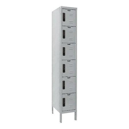 Hallowell Locker, 12 in W, 18 in D, 12 in H UEL1288-6PL