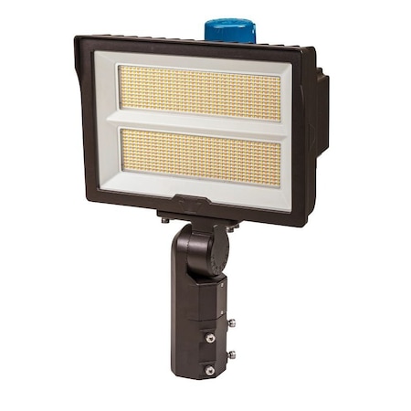 Keystone 290W LED Flood Light feat. Power Select, Color Select.  Rectangular Series 2 with Built-in Photocell KT-FLED290PS-R2B-UNV-8CSB-VDIM /TAA