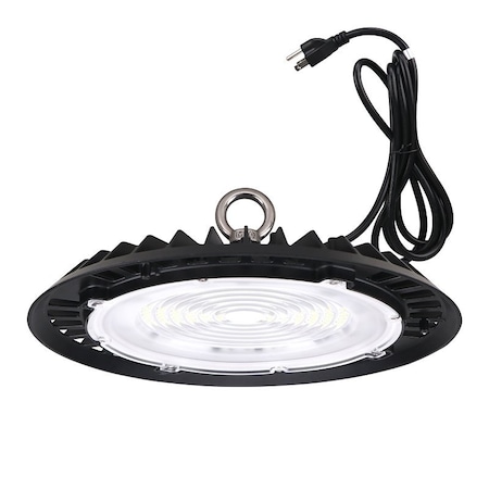 Metalux High Bay Fixture, 120 V, 150 W, LED Lamp, 16,500 Lumens, 5000 K Color Temp, Aluminum Fixture HBD1650CPR