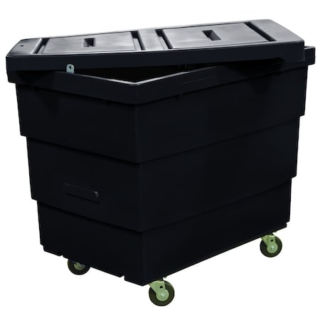 Royal Basket Trucks Cube Truck, Blk, Rubber G13-BKX-RLA-4HNN