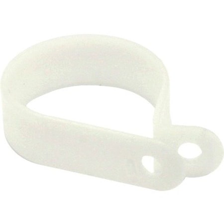Cable Wholesale Cable Clamp, Nylon, 1/2 in Bundle Dia., White, 20.60 mm L, 100 PK 30CV-31100