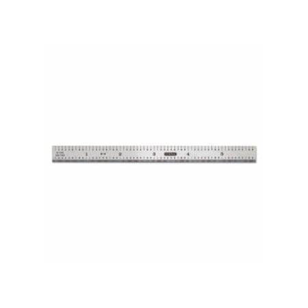 General Tools Industrial Steel Rule, 6 in L, Stainless Steel, SAE 318-676