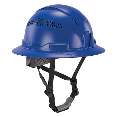 Ergodyne Blue Full Brim Safety Helmet, Type 2, Class C 8964