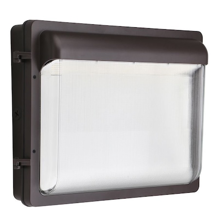 Westgate X-GEN FLAT GLASS WALL PACK ADJ. 40/30/20W 120/100/80K WITH VANDAL SCREWS BRONZE, 80W/100W/120W WPFX-LG-80-120W-MCTP-P