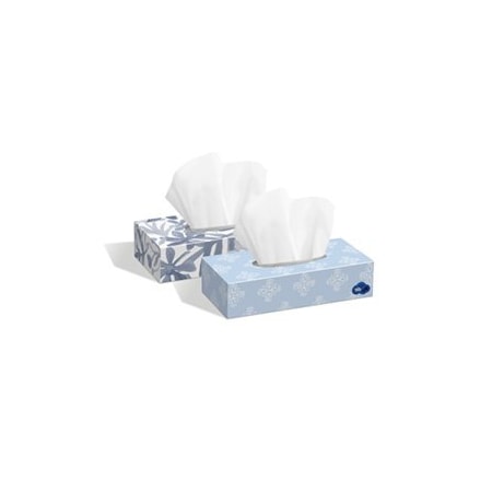 Impact Products White Cloud Facial Tissue 7.4" x 8.2", 2 Ply, 100 Sheets 8924