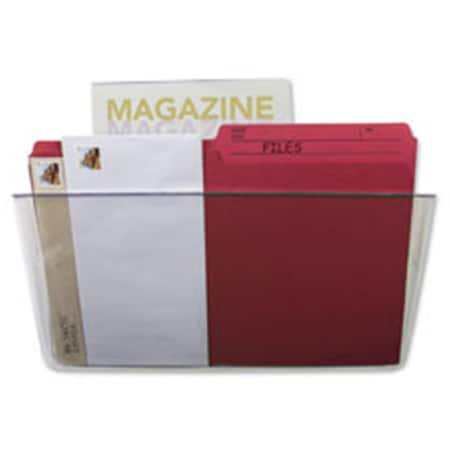 Storex Magnetic Wall File Pockets- Smoke STX70241U06C