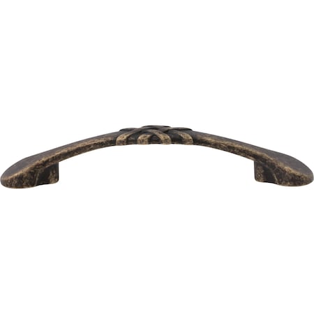 Designperfect 3-3/4'' Center-to-Center Arch Pull, Weathered Brass DPA-L663WB