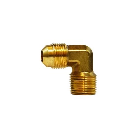 Midland Industries ELBOW 90 DEG 3/8IN MALE FLARE 3/8IN BRS 10295