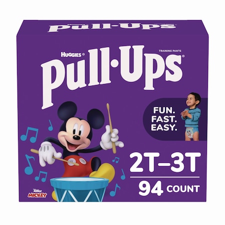 Huggies Pull-Ups Learning Designs Potty Training Pants for Boys, 2T-3T, 18 lbs to 34 lbs, 94PK 45266