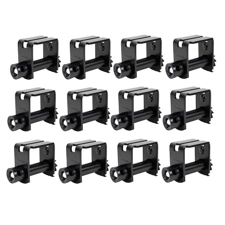 Mytee Products Sliding Winch, LL Double L Track Flatbed Trailer Truck Winches, 12PK WinchSx12