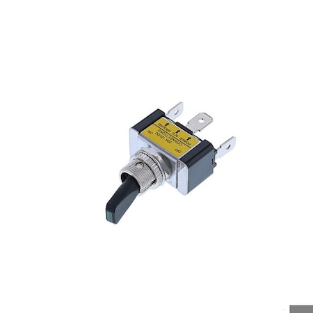 Switch Components Illumnated Toggle, 3P SPST OFF-ON, Green LED TA1A-1A-DC-1-GL