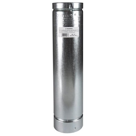 Selkirk 104018 4 x 18 in. Round Gas Vent Pipe - pack of 6, 6PK 4111191