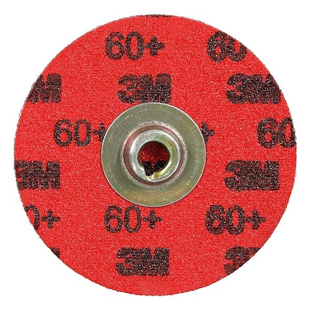 3M Quick-Change Disc, 60 Grit, 3 in, PK50 7100347353