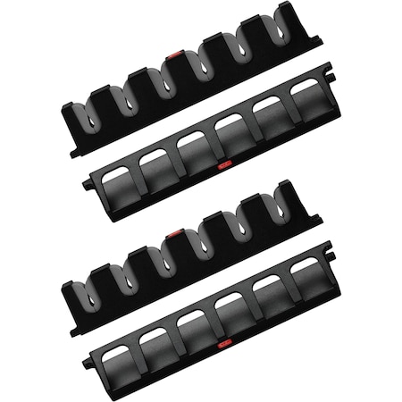 Simple Deluxe Vertical Fishing Rod Holders Wall-Mounted - Fishing Rod Rack, Great Fishing Pole Holder and Rack fo SOFISHRODRACKGREYX2VERT