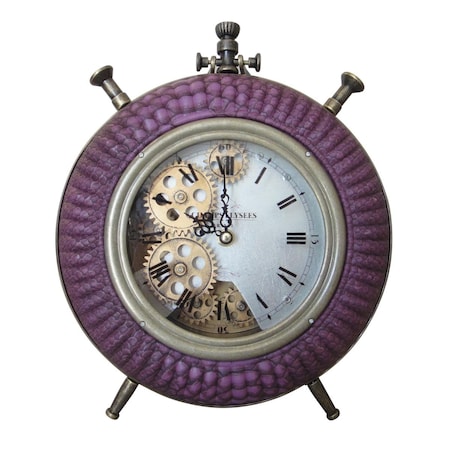 Jeco Table Clock, Purple HD-C001-P