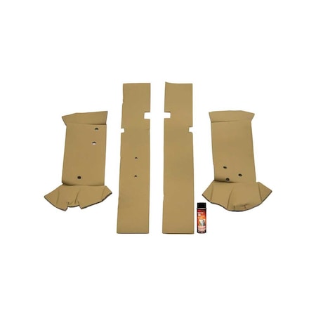 K&M Mfg Corner Post Kit for John Deere 7000 Series Tractors Sailcloth Tan Cloth 4213
