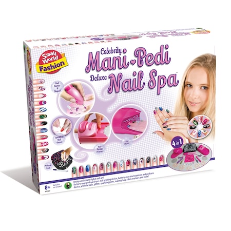 Small World Toys Celebrity Mani Pedi Deluxe Nail Spa Kit 9721069