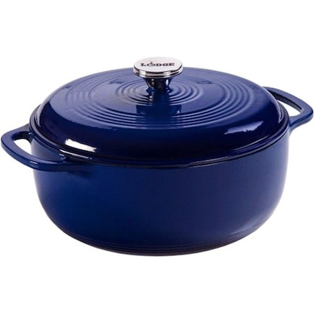 Lodge Cast Iron Dutch Oven 6 qt Indigo EC6D32
