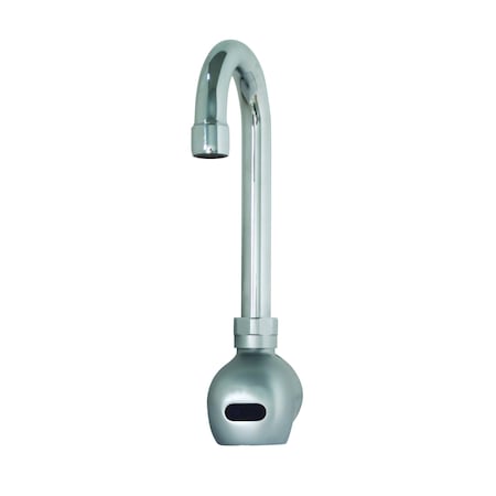 Advance Tabco Hands Free 3-1/2 in. Gooseneck Electronic Faucet single hole splash mounted K-175