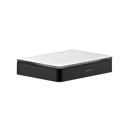 Axor Universal SoftSquare Shelf 6" in Matte Black 42840670