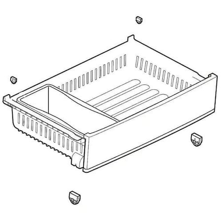 Lg AJP75234925 LG Refrigerator Tray Assembly, Drawer AJP75234925